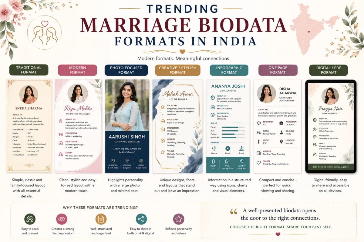 Trending Biodata Formats in India — What Families Choose in 2026