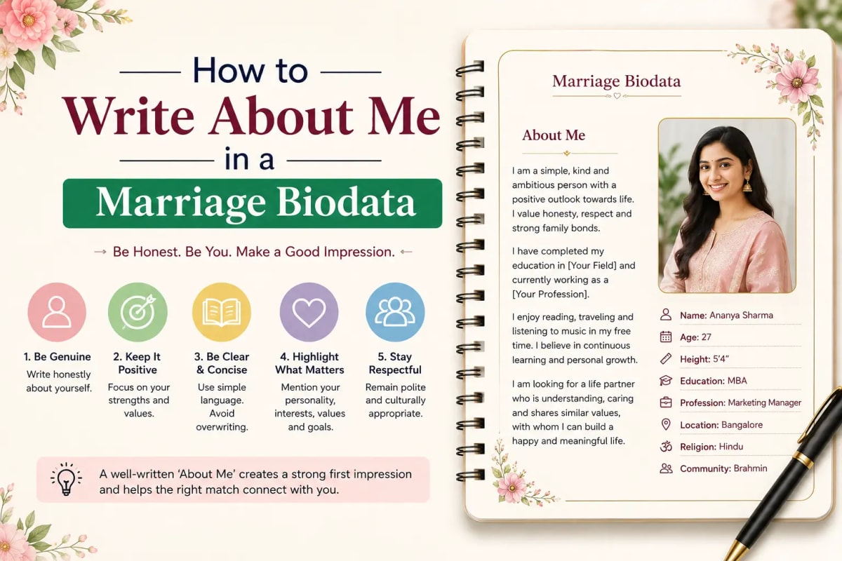 How to Write About Me in a Marriage Biodata