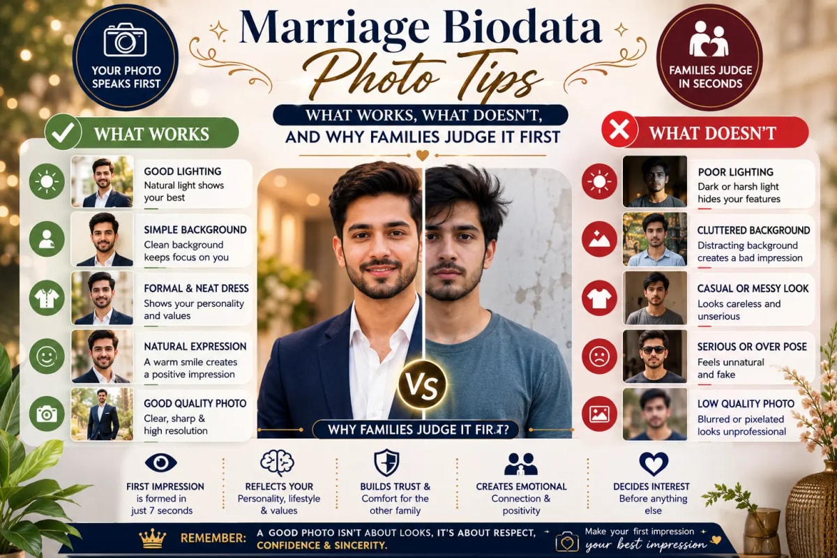 Marriage Biodata Photo Tips — What Families Notice First